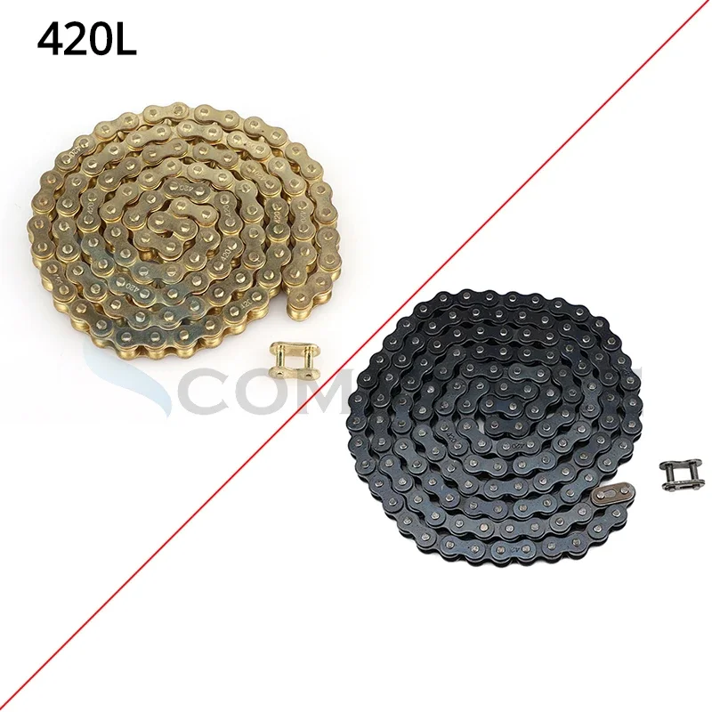 530 Chain - Motorrad 420 Ketten Antriebskette 76/108/126/140 Glieder