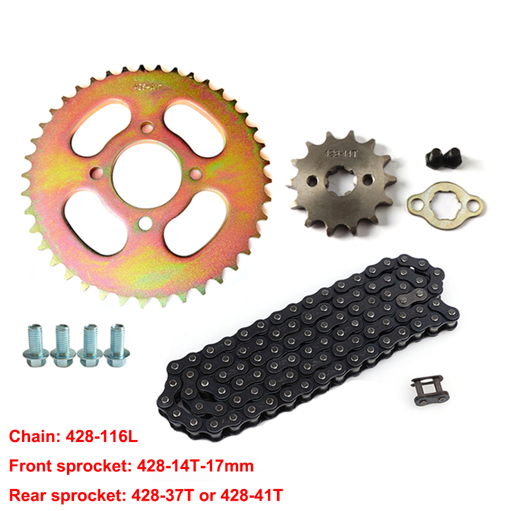 428 Chain - ATV 428 Ritzel vorne hinten 116