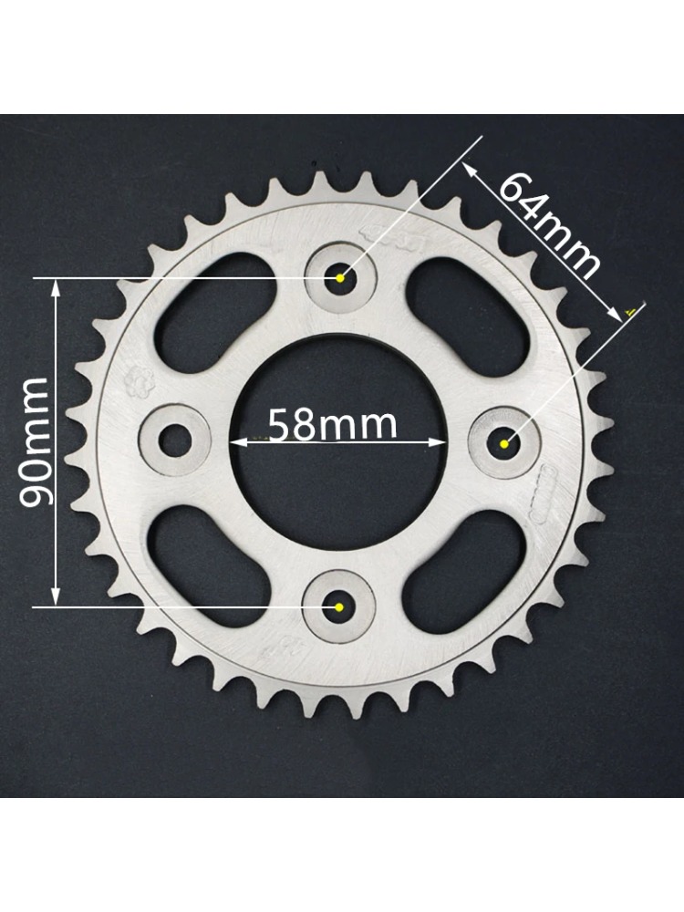 Motorrad-Kettenrad 428-32T/34T – 428 Chain Bewertung und Preis