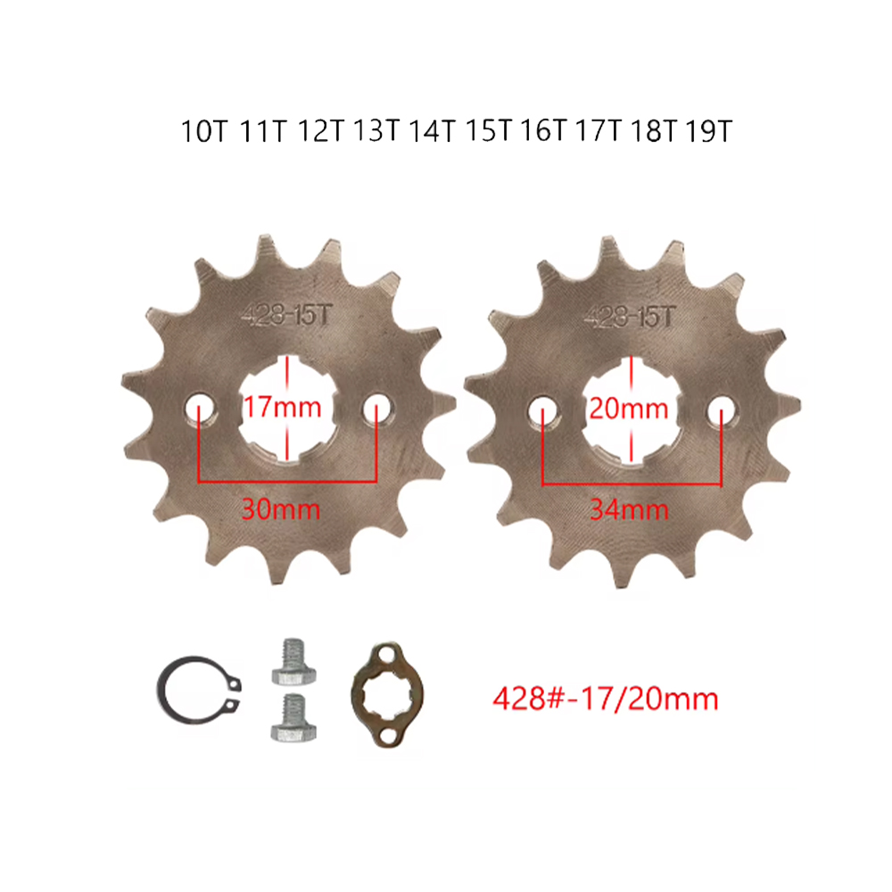 17 20mm 10T-19T Vorne Motor Ke – 428 Chain Bewertung und Preis