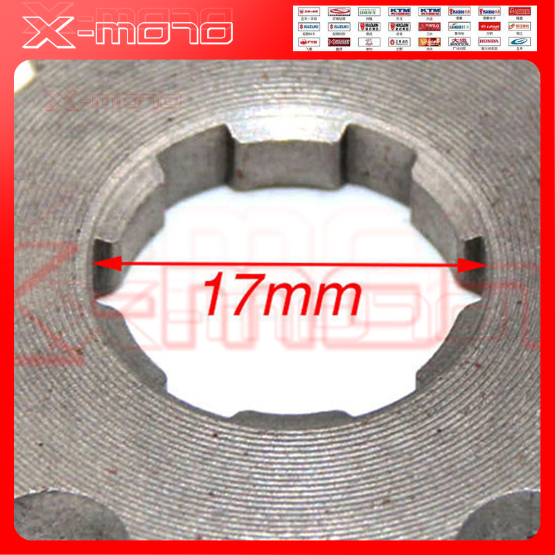 428 12 T Zahn 17 mm ID vorne M – 530 Chain Bewertung und Preis